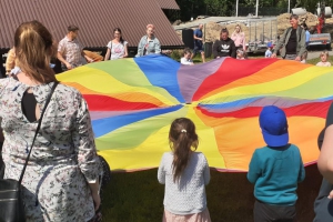 Piknik Rodzinny dzieci z Przedszkola  ,,Pluszowy Zakątek