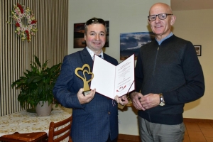 Pan Grzegorz Szczepaniak i Pan dyrektor Mirosław Dziergas